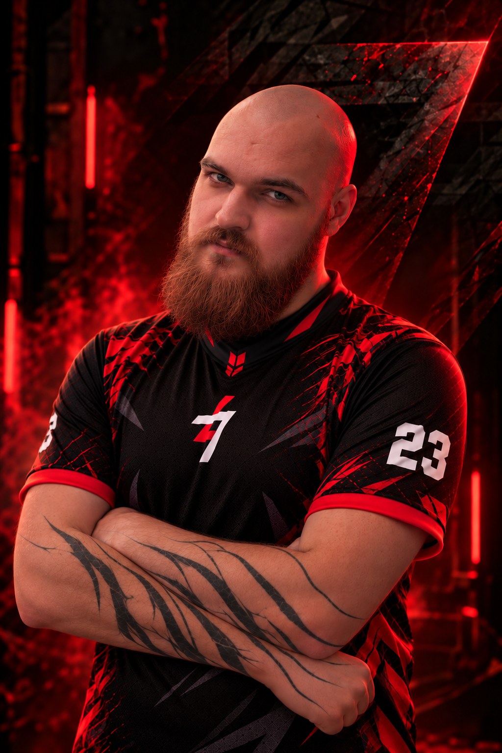 Portrait de KAP, joueur Valorant de 7Roll Legacy, maillot numéro 23